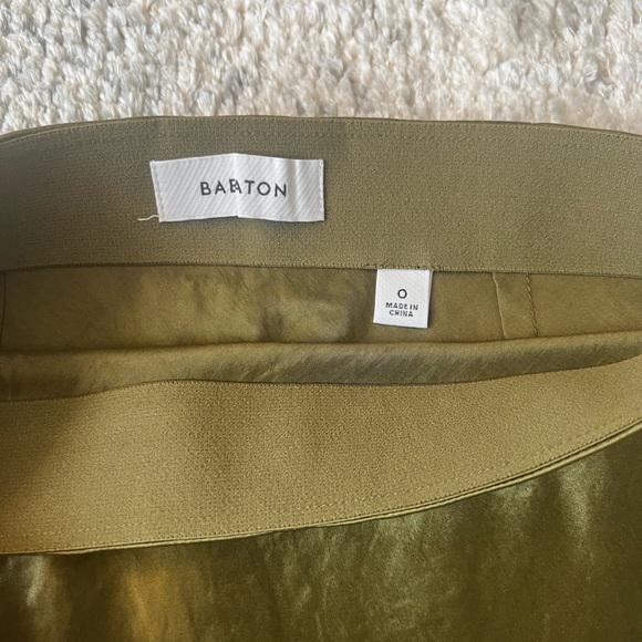 Aritzia Babaton Mini Slip Skirt Lot of 3 Black Brown Olive - Picture 5 of 7